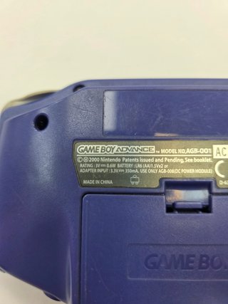 Consola Gameboy Advanced Azul AGB-001