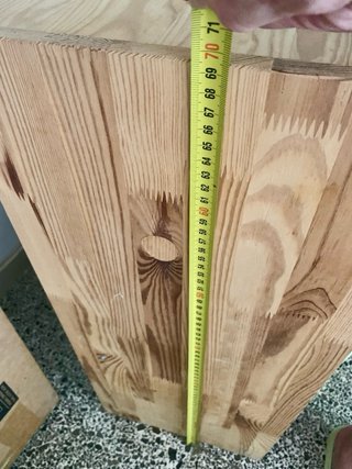 Cajonera de madera 3 cajones.
