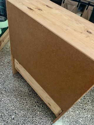 Cajonera de madera 3 cajones.