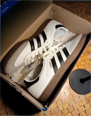 Adidas Samba OG Blancas Grises Talla 38.5