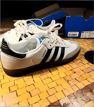 Adidas Samba OG Blancas Grises Talla 38.5