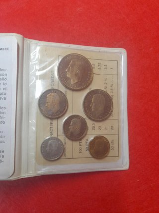 Colección Monedas Pruebas Numismáticas 1976