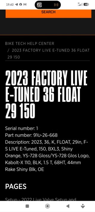 Horquilla Fox 36 Live Valve Factory Nueva