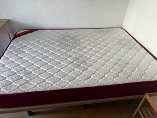 Somier 135cm Beige