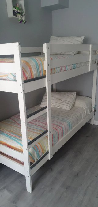 Litera 90cm Blanca