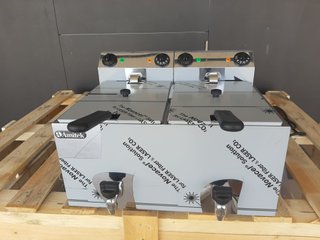 FREIDORA ELÉCTRICA 10+10 LT/AM
