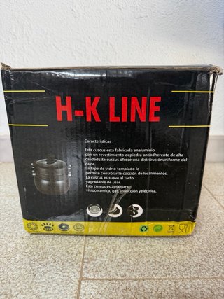Cuscusera 6L con tapa de vidrio