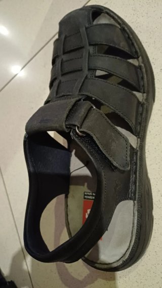 Sandalias Fluchos Hombre Negras