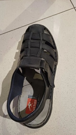 Sandalias Fluchos Hombre Negras