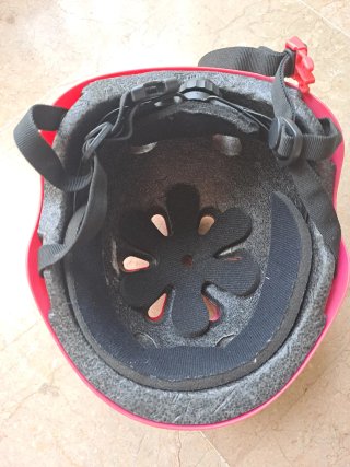 Casco infantil Btwin rosa