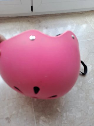 Casco infantil Btwin rosa