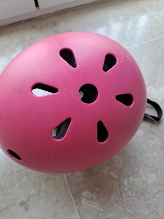 Casco infantil Btwin rosa