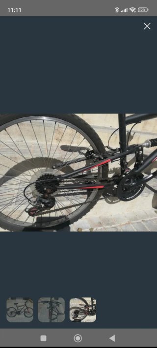 Bicicleta 26 con amortiguador