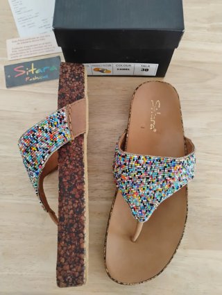 Sandalias Sitara Artesanía India T.38