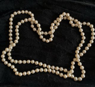 4 COLLARES PERLAS BISUTERÍA