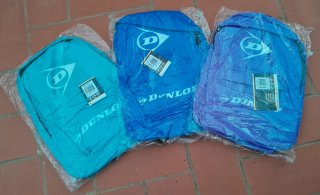 Pack 3 Mochilas Dunlop Negras Nuevas