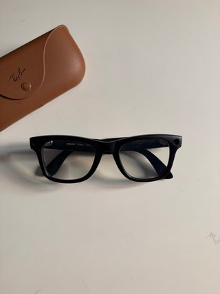 Meta Rayban Wayfarer graduadas negras, Gen 1