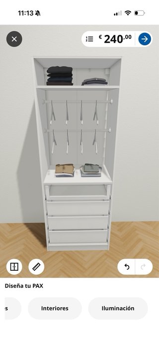 Armario PAX IKEA Blanco