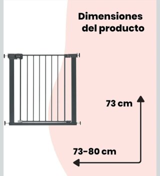 Safety 1st Easy Close Puerta Seguridad 73-80cm