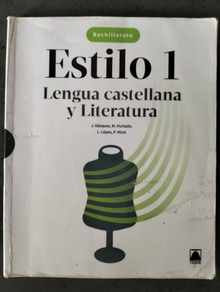 Libro de lengua castellana 1o de bachillerato