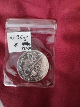 Moneda Plata 1 Onza Austria 2010 Euro
