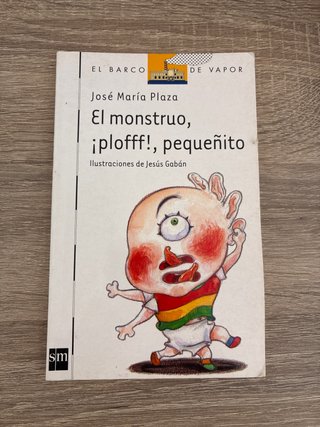 Libro; El Monstruo ¡ploff!, pequeñito.