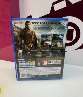 Videojuego PS4 metal gear solid phantom pain