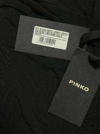 Vestido Pinko Negro Talla XS