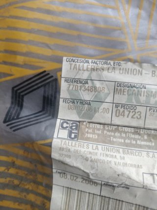 Elevalunas Delantero Derecho Renault 18