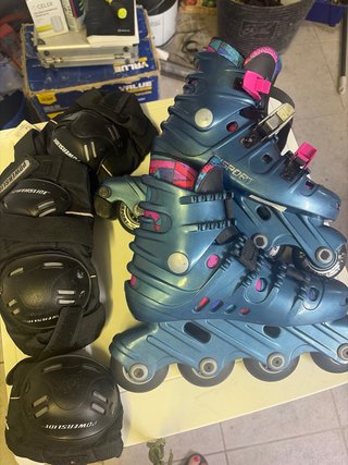 Patines en línea Risport Talla 39 + Protecciones
