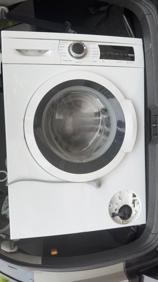 Lavadora Blanca Carga Frontal