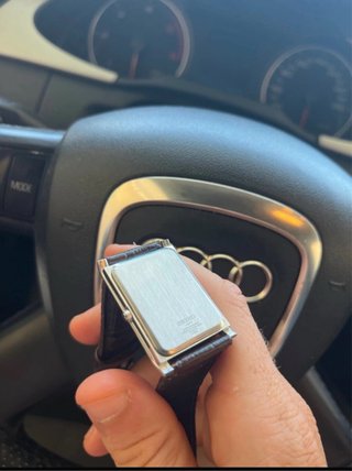 Seiko Tank Acero Cuarzo Rectangular