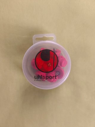 Tacos de fútbol Uhlsport (rojos)