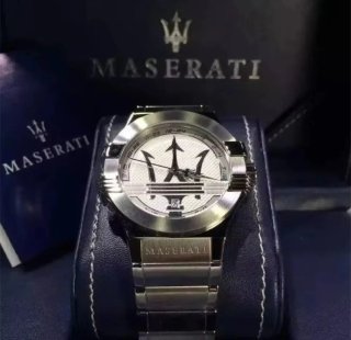 Reloj Maserati Plata y Blanco
