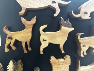 Imán de madera personalizado
