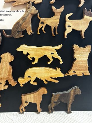 Imán de madera personalizado