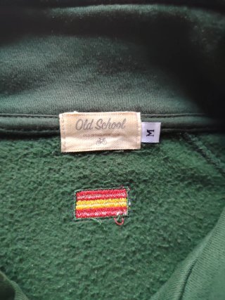 Sudadera verde oscura Old School