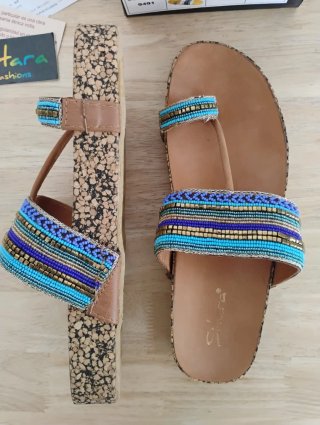 Sandalias artesanía india talla 38