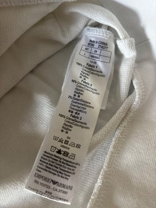 Sudadera EA7 Emporio Armani Blanca Talla L