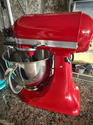 Batidora Amasadora Kitchen Aid Roja Artisan