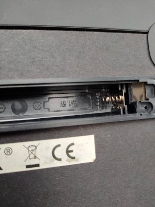 Claqueta de cine con luz LED