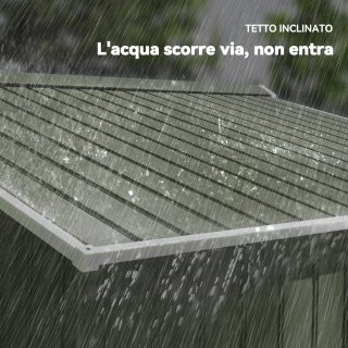 Casetta da Giardino Acciaio 2 Porte Scorrevoli