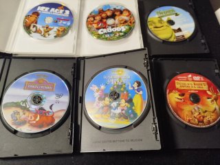 Lote 6 DVDs Dibujos Animados Infantil Español