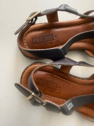 Pikolinos Algar W0X Leather Flat Sandals