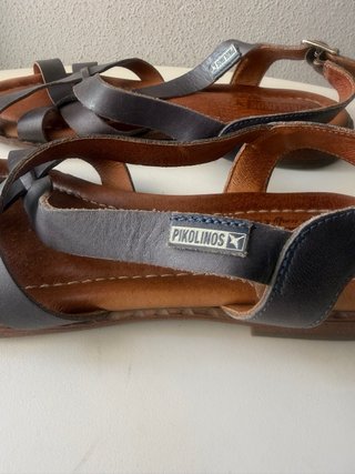 Pikolinos Algar W0X Leather Flat Sandals