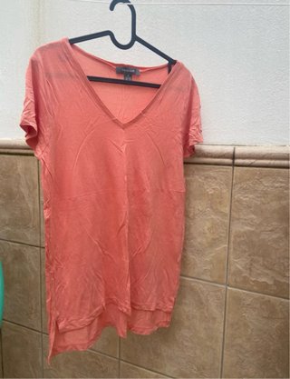 Camiseta naranja Primark talla XS. Muy poco uso