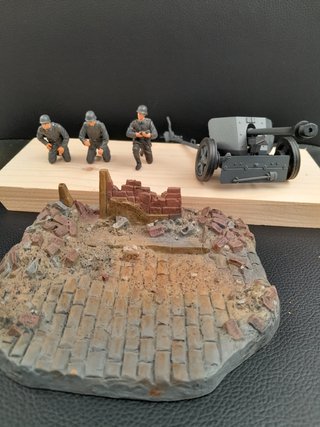 Miniatura Cañon alemán WWII e: 1/32