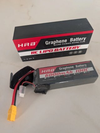 Batería HRB Graphene Li-Poly 6000mAh 100C
