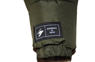 Superdry Abrigo acolchado Hombre Talla S-M Europea