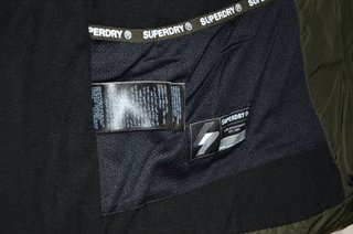 Superdry Abrigo acolchado Hombre Talla S-M Europea